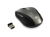 CONCEPTRONIC Reisemaus WLS USB-A/1600DPI/6Tasten R schwarz
