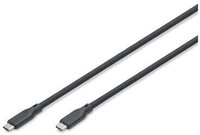 DIGITUS USB 4.0 Kabel Typ C -C Silikon St/St 1m schwarz