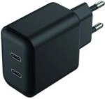 2GO Ladeger&auml;t 45W 2-Port 2x USB-C schwarz