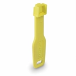 LINDY RJ45 Port Schl&ouml;sser GELB, 10 Stck + 1 Schl&uuml;ssel