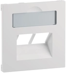 Legrand 765159 SEANO Abdeckung 2x RJ45 f Datendosen Fremdfabrikate Ultrawei&szlig;
