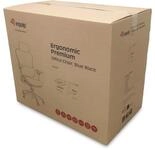 Equip Ergonomischer B&uuml;rostuhl+Kopf/Armst&uuml;tzen blau/schwarz lite Retail