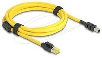 DELOCK Kabel RJ45 Stecker Cat.6 zu Mini I/O8 Pin D-Form Typ2
