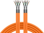 INFRALAN Cat.7 1000 AWG23 S/FTP 2x4P CPR Cca, orange, 100m