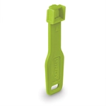 LINDY RJ45 Port Schl&ouml;sser gr&uuml;n, 10 Stck + 1 Schl&uuml;ssel