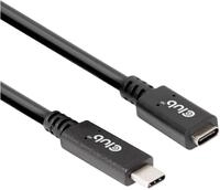 Club3D Kabel USB 3.2 Typ C 2m Verl&auml;ngerung 5Gbps St/Bu retail