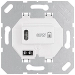 Jung USBPD60CWW USB- USB PD60 C WW Ladeger&auml;t PD 1xTyp C alpinwei&szlig;