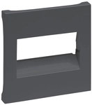 Legrand 765454 SEANO Abdeckung RJ45 f.1- u.2-fach Datendosen Anthrazit lackiert