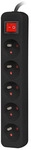 LANBERG Steckdosenleiste 3m 5x 230V EN +Schalter schwarz