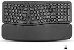 Perixx PERIBOARD-636 DE, ergonomische Wireless Tastatur, inkl. Handballenpolster