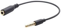 gembird 3,5mm Audio Crossover Adapterkabel, schwarz