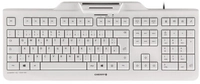 CHERRY KC1000SC Tastatur Wired CH 1.80m +SmartCard wei&szlig;/grau