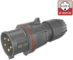 Walther CEE NEO Stecker FW231506CC Classic 32A 5P 6h IP54 m.K&auml;figzugfeder