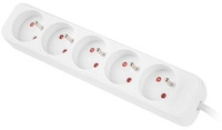 LANBERG Steckdosenleiste 1,5m 5x 230V FRANZOES. ST. wei&szlig;