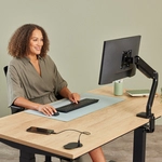 Fellowes Einbausteckdose Schreibtisch 230V USB-A,USB-C schwa