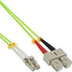 InLine&reg; LWL Duplex Kabel, LC/SC, 50/125&micro;m, OM5, 25m