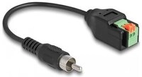 DELOCK Kabel Cinch Stecker zu Terminalblock Adapter 15cm