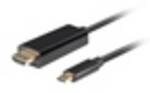 LANBERG USB-C(M)->HDMI(M) Kabel 1,0m 4K 60Hz schwarz