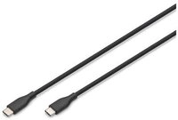 DIGITUS USB 2.0 Kabel Typ C -C Silikon St/St 2m schwarz