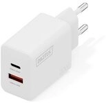 DIGITUS USB-Ladeger&auml;t 20W, 1x USB-C, 1x USB-A wei&szlig;