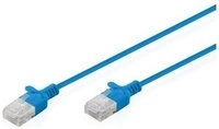 DIGITUS Patchkabel CAT 6 U-UTP Slim 5m Blau 10 St&uuml;ck