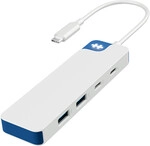 D TARGUS HyperDrive Flex 4 Port USB-C Hub Blue