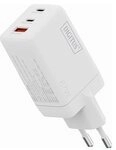 DIGITUS USB-Ladeger&auml;t GaN 67W, 2x USB-C, 1x USB-A wei&szlig;