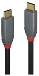 LINDY 1m USB 3.1 C 5A PD Anthra Line