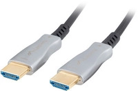 LANBERG HDMI M/M V2.0 Kabel 80m 4K optisch AOC schwarz