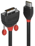 Lindy 36275 Videokabel-Adapter 10 m HDMI Typ A (Standard) DVI-D Schwarz, Rot