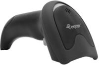 Equip 2D-Barcodescanner Laser USB+Halter schwarz
