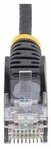 STARTECH 25cm Schwarzes Slim CAT6-Kabel