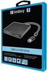 SANDBERG USB-C/A DVD Drive