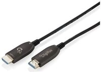 DIGITUS HDMI AOC Hybrid Glasfaserkabel UHD 8K 60m schwarz
