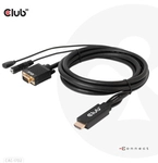 CLUB3D HDMI to VGA Cable M/M 2m/6.56ft 28AWG