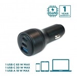 Mobilis Energia Charger 95W Car Charger 2 USB-C 1 USB-A SB