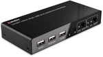 LINDY 2 Port KVM Switch HDMI 4K60, USB 2.0 & Audio