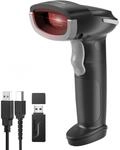 inateck Barcodescanner Hyper 210 Gray Wireless 1D CCD
