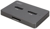 DIGITUS Docking USB-C->NVMe SSD,SATA SSD, SD