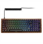 Sharkoon SKILLER SGK50 S2 Wood PBT holz/schwarz US-Layout Gateron G Pro 3.0