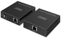DIGITUS USB Extender 3xUSB-A 1xUSB-C mit CAT-Kabel schwarz