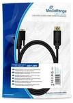 MediaRange DisplayPort auf DVI Anschlusskabel 2m schwarz