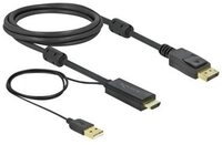 DELOCK HDMI M DisplayPort M 4K cable 2m