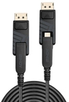 Lindy 38486 DisplayPort-Kabel 100 m Mini DisplayPort Schwarz