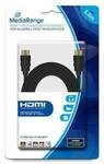 MediaRange HDMI-Kabel High Speed Ethernet 18 Gbit/s 5m schwa