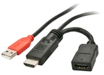 Lindy 41080 USB-Grafikadapter Schwarz, Rot