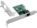 InLine&reg; Gigabit Netzwerkkarte, 1x RJ45 1Gb/s, PCIe x1, inkl. Low-Profile