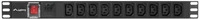 LANBERG 19 PDU-Steckdosenleiste 1U 10xIEC C13 C14 2,0m 10A