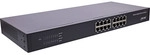 InLine&reg; Gigabit Netzwerk Switch 16-Port, 1Gb/s, 19 1HE, Metall, l&uuml;fterlos