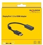 DELOCK Displayport Adapter DP -> HDMI Buchse 4K Passiv schwa